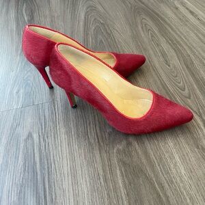 Chic Red Women's Heels